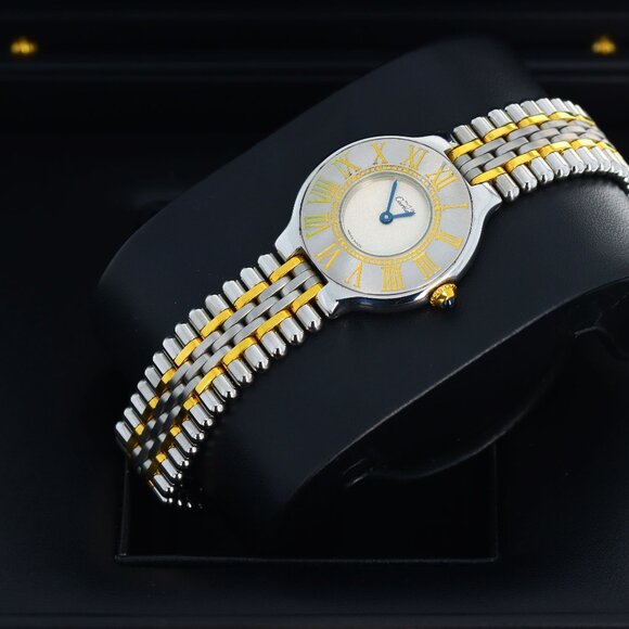 Cartier W10051F4 Must 21 de Cartier Ladies Two-Tone Bullet Edition 18kt Yellow G - Picture 6 of 8
